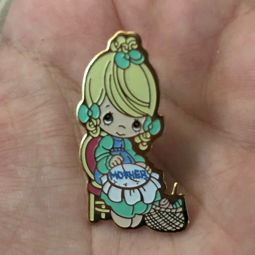 Precious Moments vintage pin